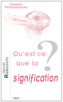 Qu'est-ce que la signification?